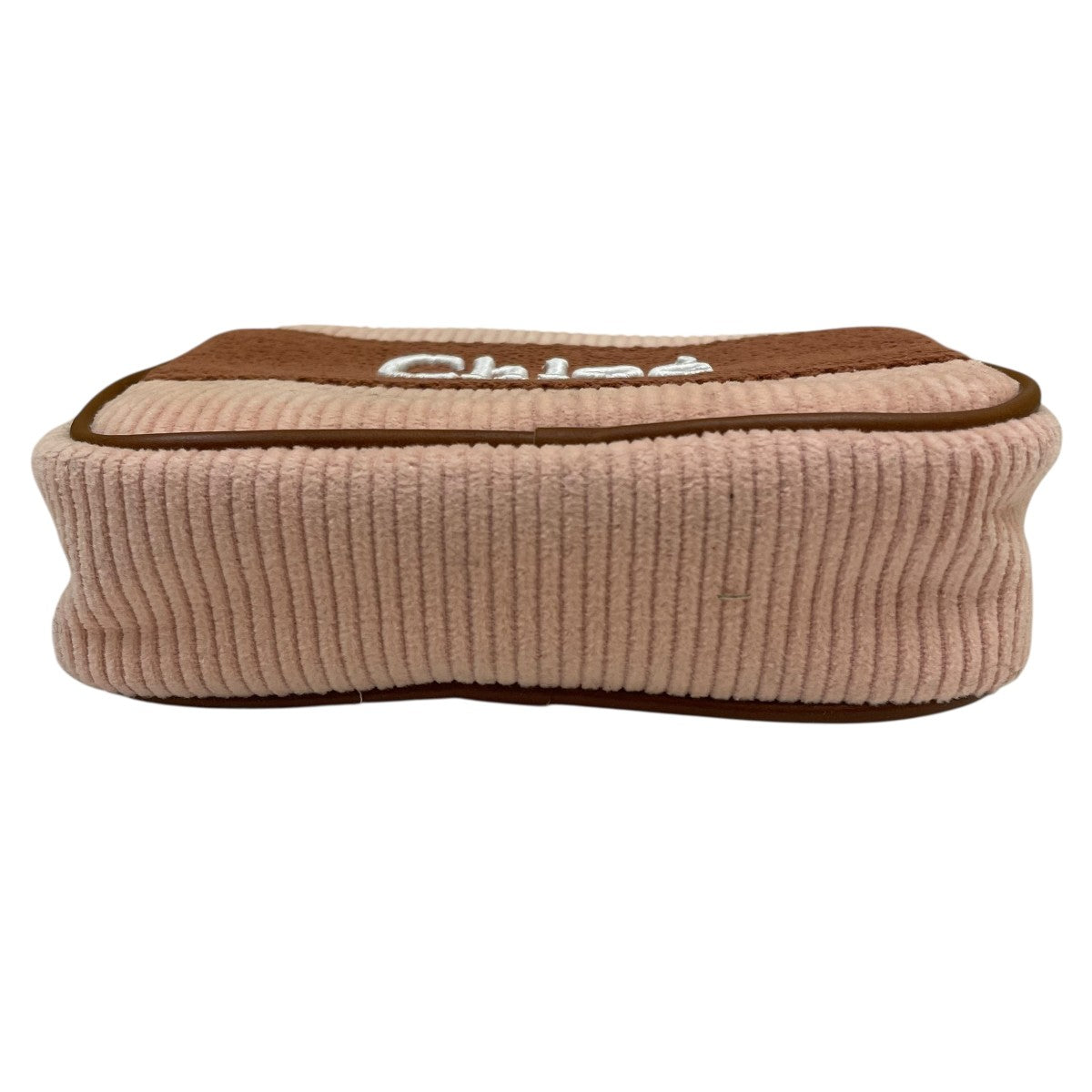 Chloe(クロエ) コーデュロイショルダーバッグ ベージュ｜【公式