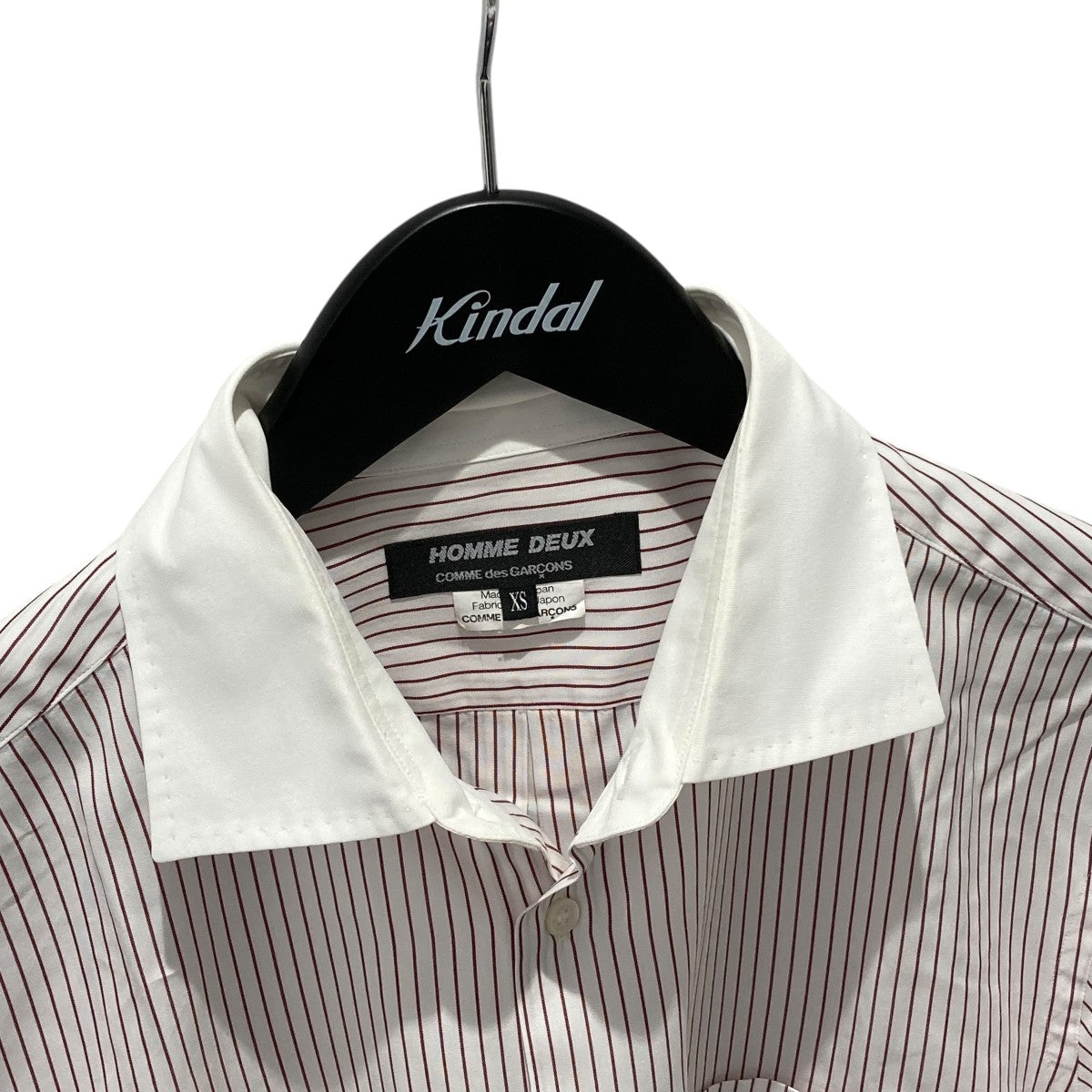 COMME des GARCONS HOMME DEUX ストライプ長袖シャツDK-B002 古着・中古-3枚目のアイテム画像