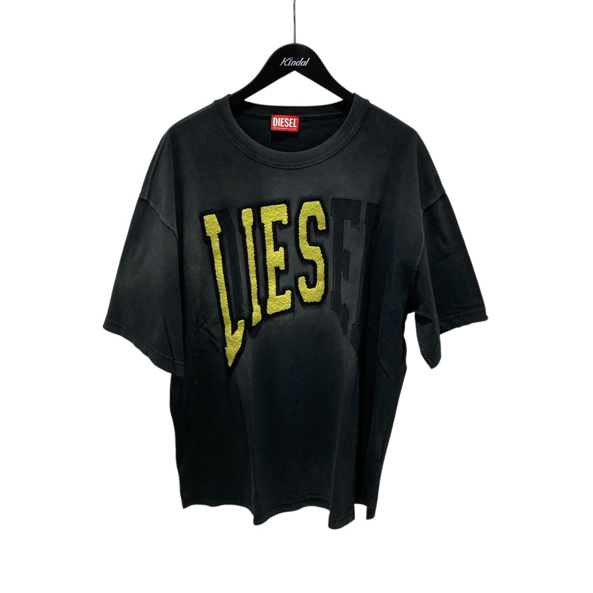 極美品 DIESEL ディーゼル 現行タグ ワッフル サマーニット シャツ XL 極美品 DIESEL ディーゼル 現行タグ ワッフル サマーニット