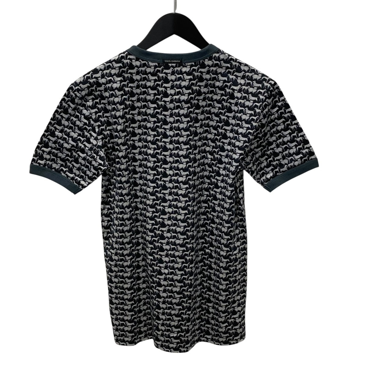 DOLCE ＆ GABBANA 動物プリント総柄半袖カットソーG8ES7T 古着・中古-2枚目のアイテム画像