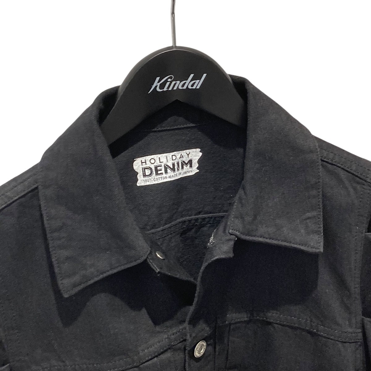 HOLIDAY PUFF SLEEVE DENIM JACKET ブラック HOLIDAY（ホリデイ）の「PUFF SLEEVE DENIM JACKET II