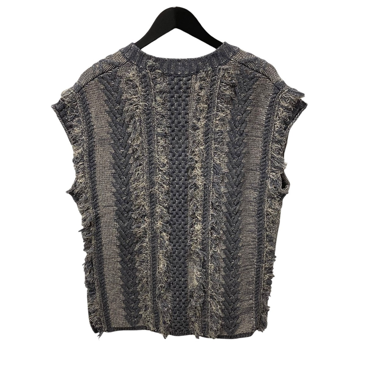 LE CIEL BLEU 24SSFringe Knit Vestニットベスト26S61104 古着・中古-2枚目のアイテム画像