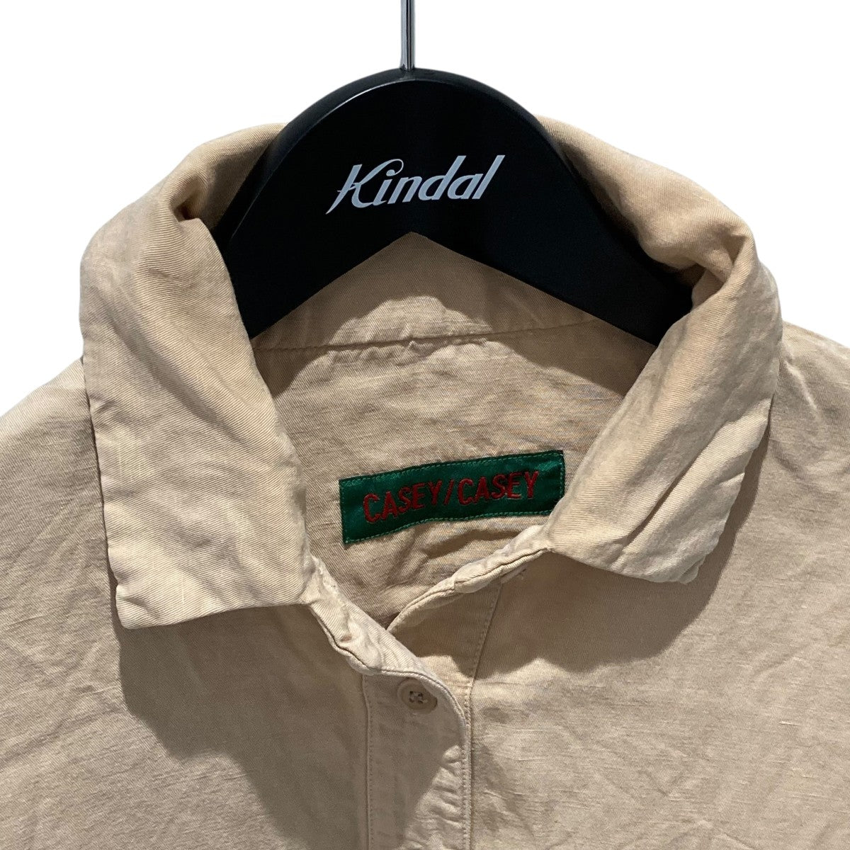 CASEY CASEY 25SSSTRAIGHT TIPPY SHIRT長袖シャツ24FC379 古着・中古-3枚目のアイテム画像