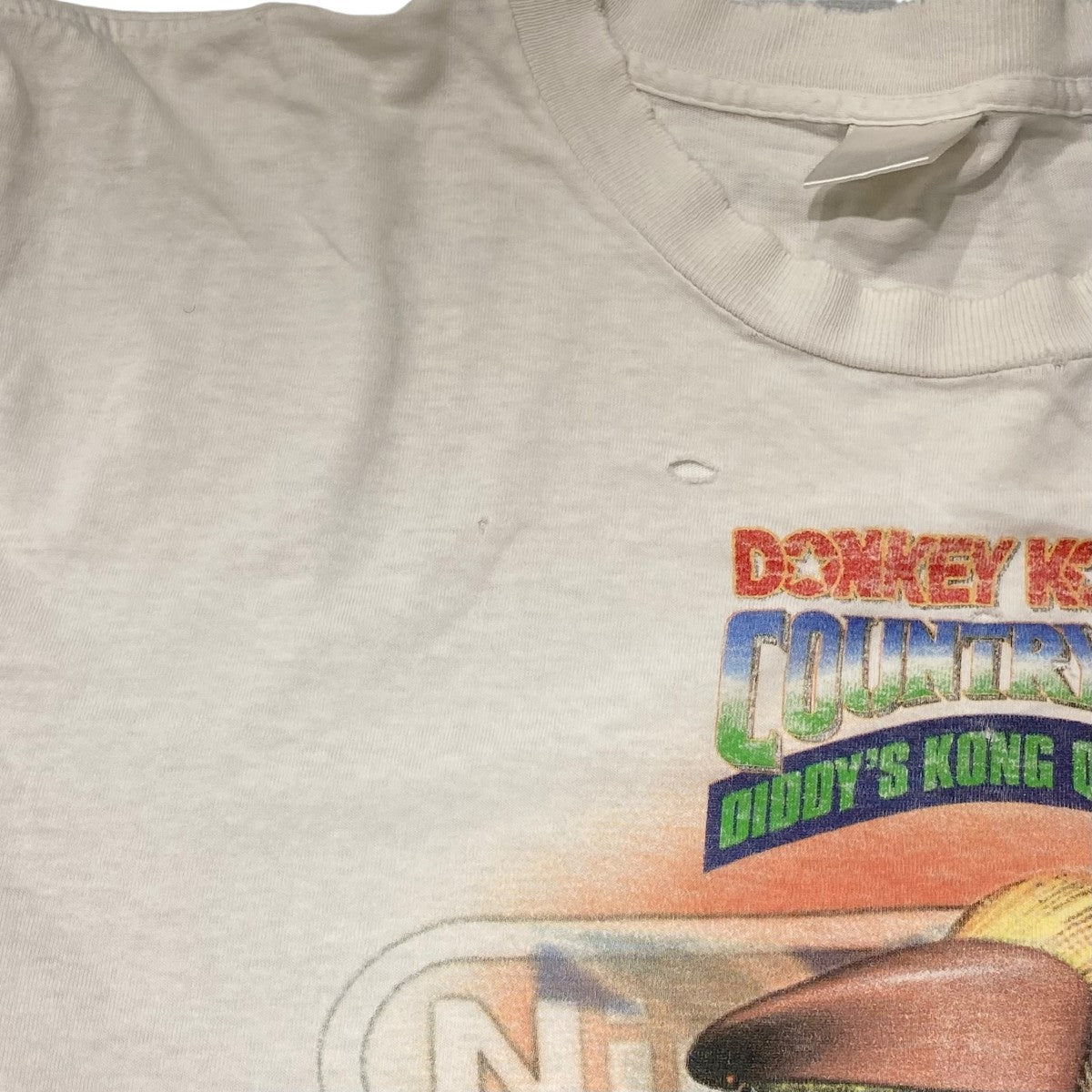 90SNintendo USA製 DONKEY KONG COUNTRY2ロングスリーブTシャツ
