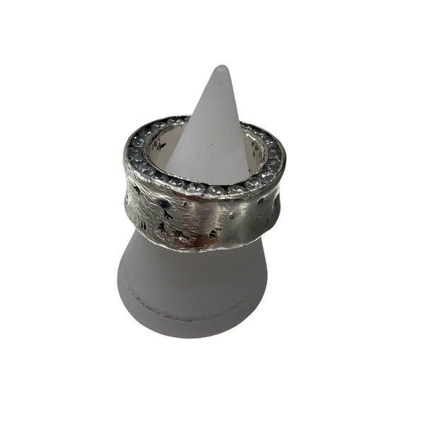 e．m．(イーエム) シルバー ジルコニアリング0001-R013 0001-R013