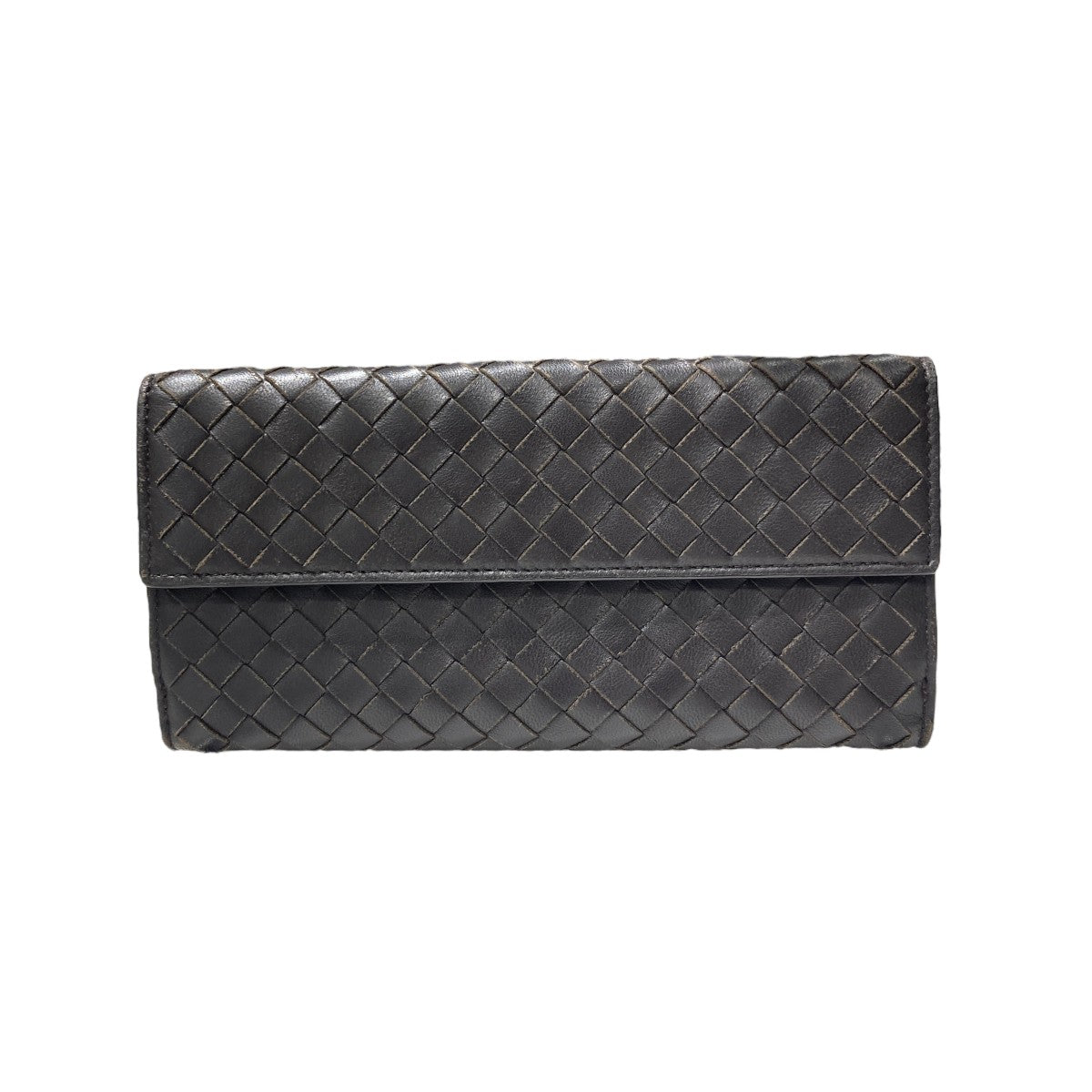 BOTTEGA VENETA イントレチャート長財布 古着・中古-1枚目のアイテム画像