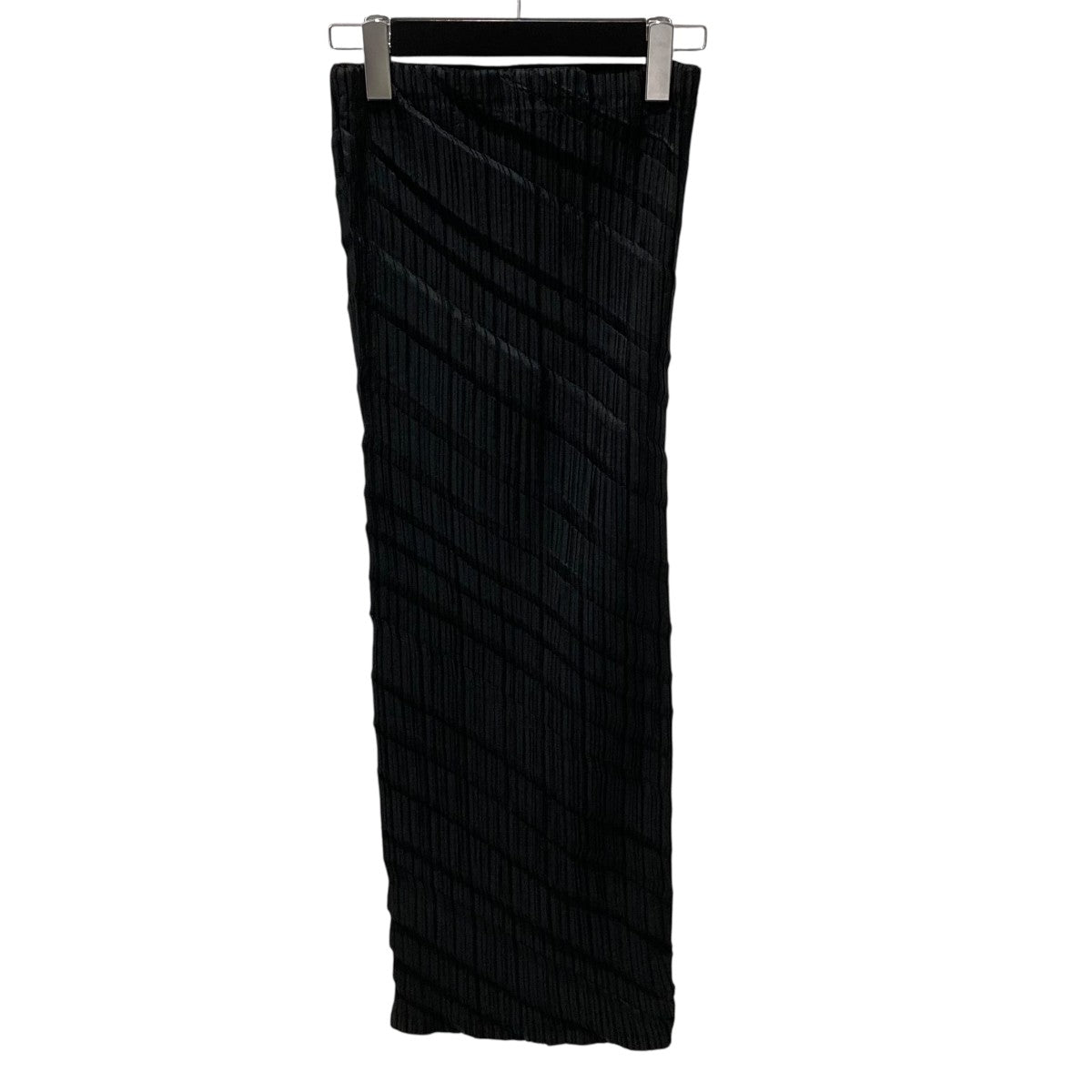 美品✨イッセイミヤケ 変形 アシンメトリー スカート コットン ブラック 3 ISSEY MIYAKE(イッセイミヤケ) ロングスカート PP13-JG145