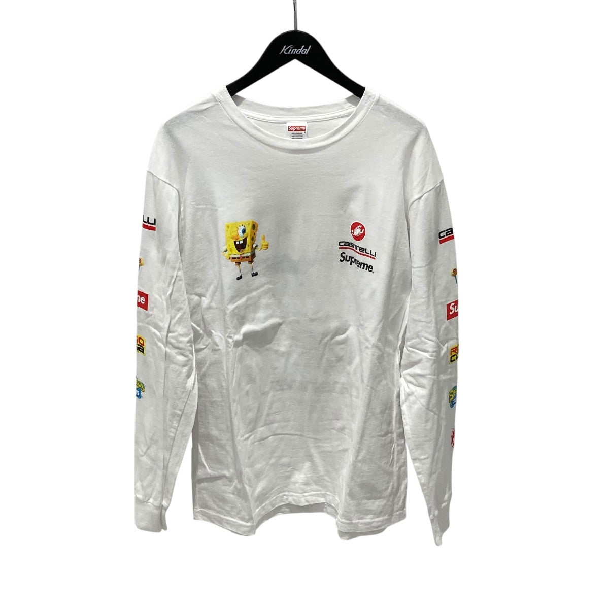 【即完売品】Supreme シュプリーム 長袖 ロンT トップス ホワイト シュプリーム 長袖Tシャツ ホワイト SIZE S スモールボックス