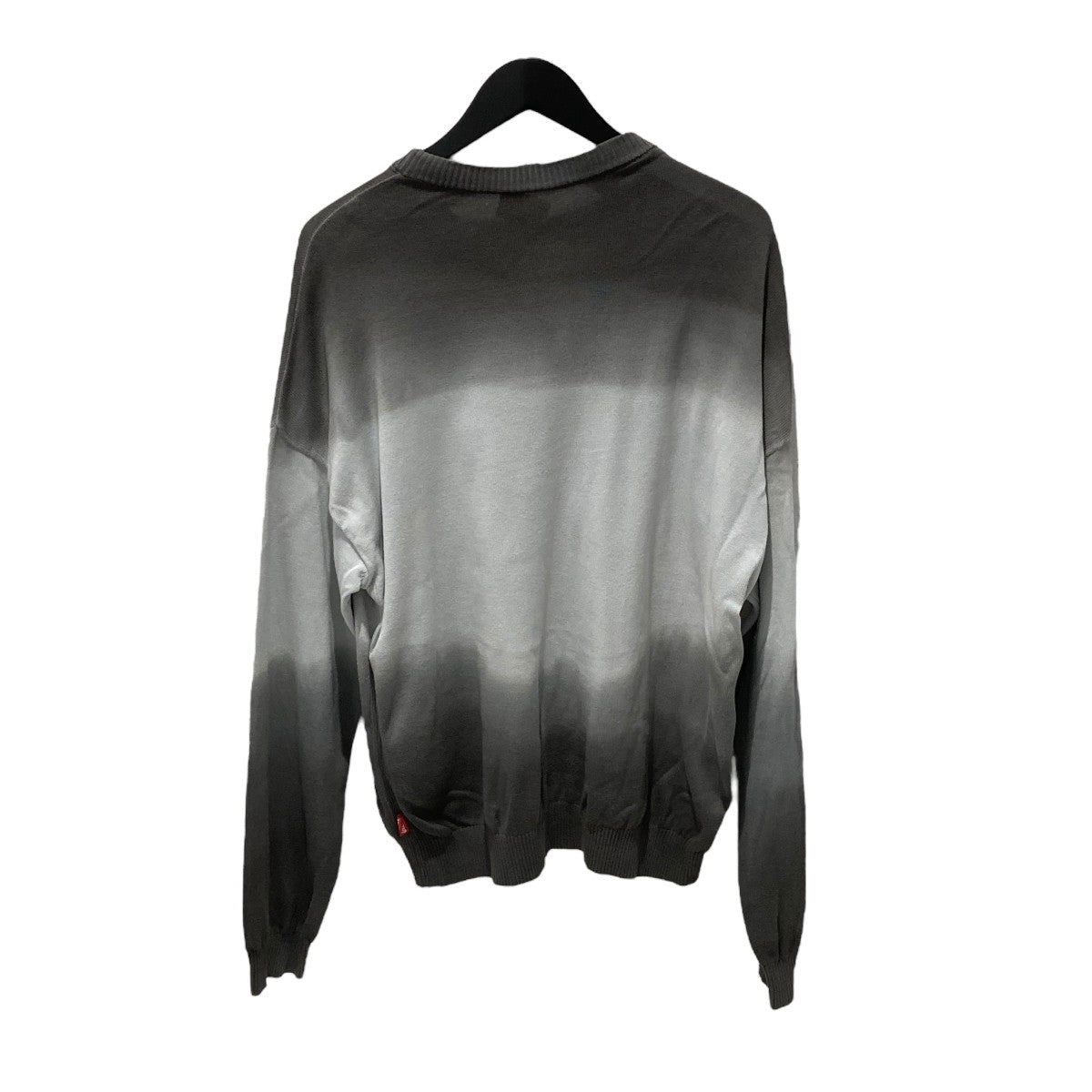 【新品タグ付き】DIESEL ニット切替MA-1 DIESEL(ディーゼル) クルーネックニットK-NEVIL K-NEVIL グレー