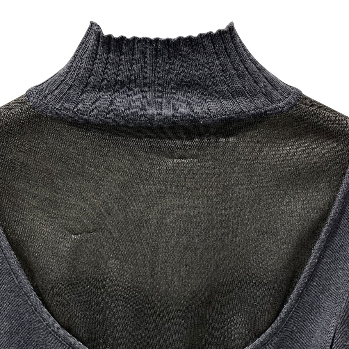 FETICO(フェティコ) STRIPE RIB KNIT JUMPERハイネックニット