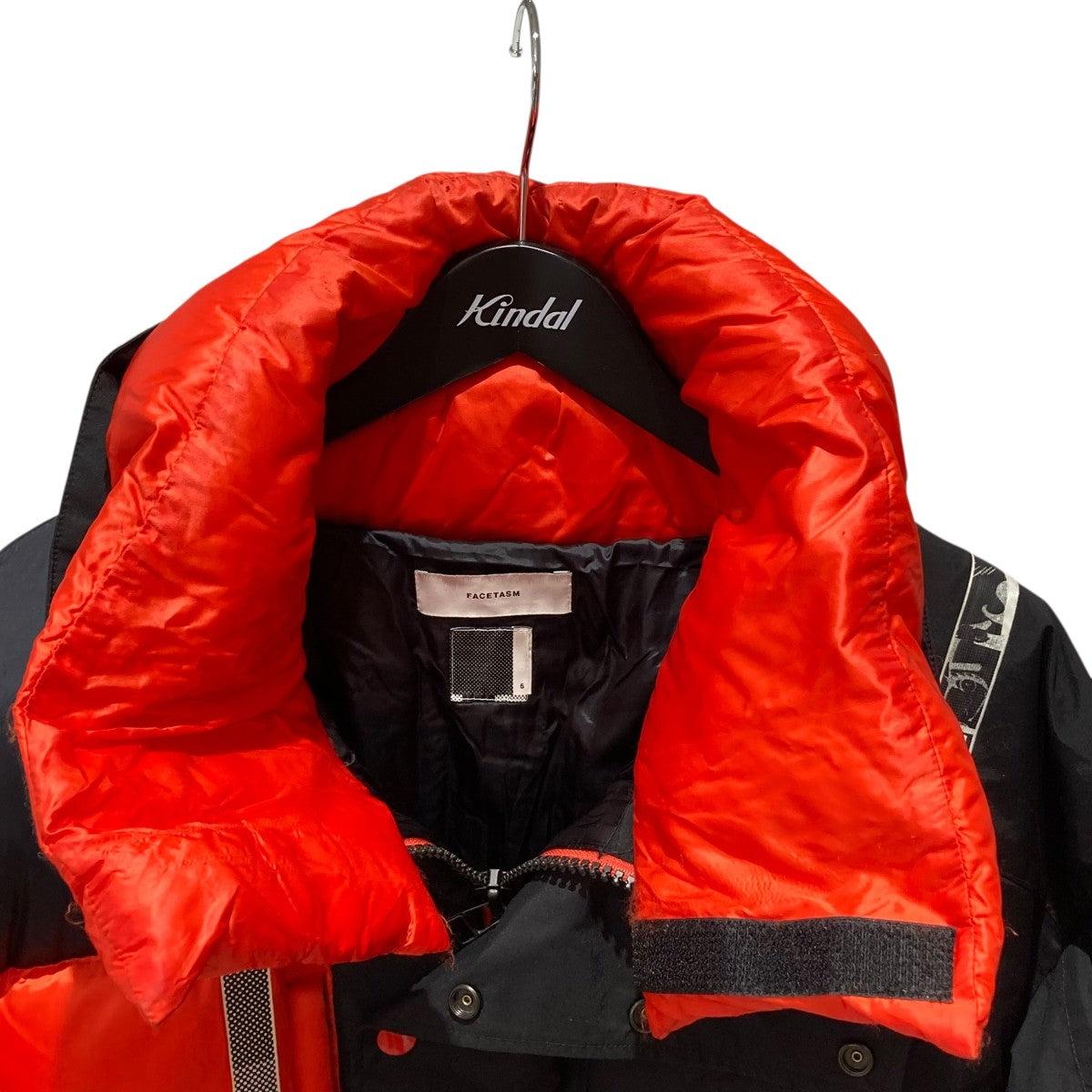 FACETASM(ファセッタズム) BIG DOWN JACKETダウンジャケット レッド