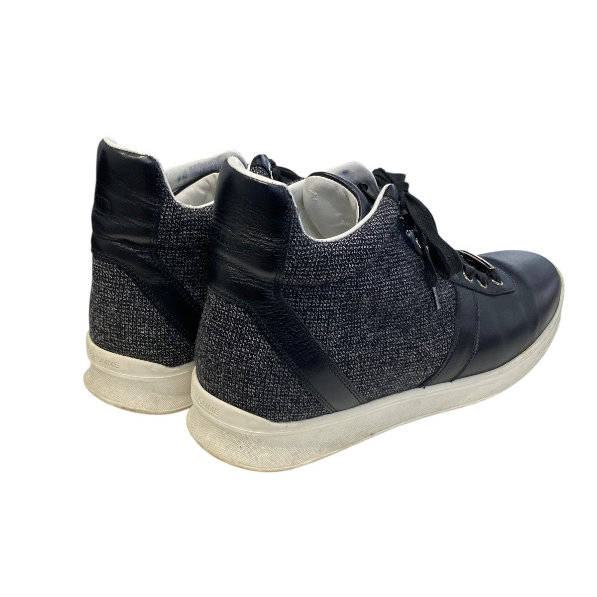 Dior Homme ディオールオム ハイカットレザースニーカー エディ期 42 Dior Homme ディオールオム ハイカットレザースニーカー エディ