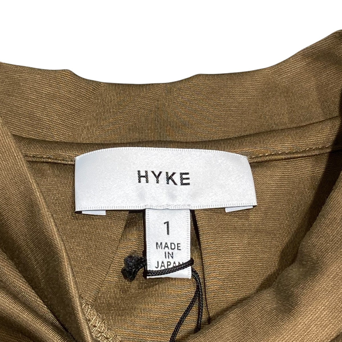 HYKE(ハイク) 半袖ワンピース181-12194 181-12194 カーキ サイズ