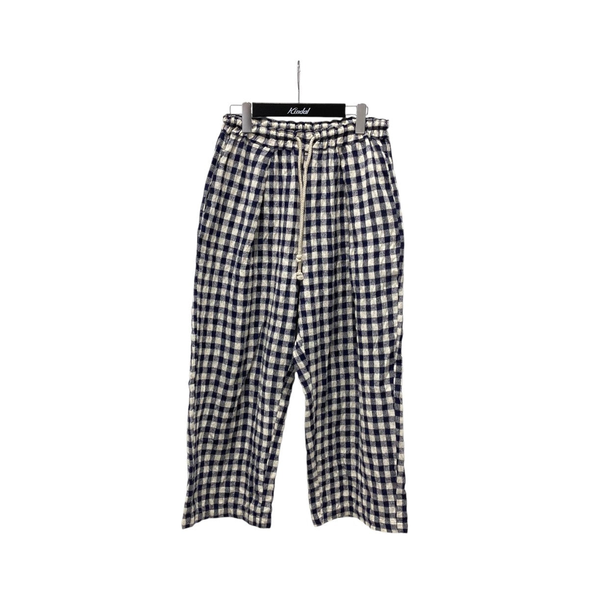 nest Robe(ネストローブ) ウールコットンリネンギンガムパンツ
