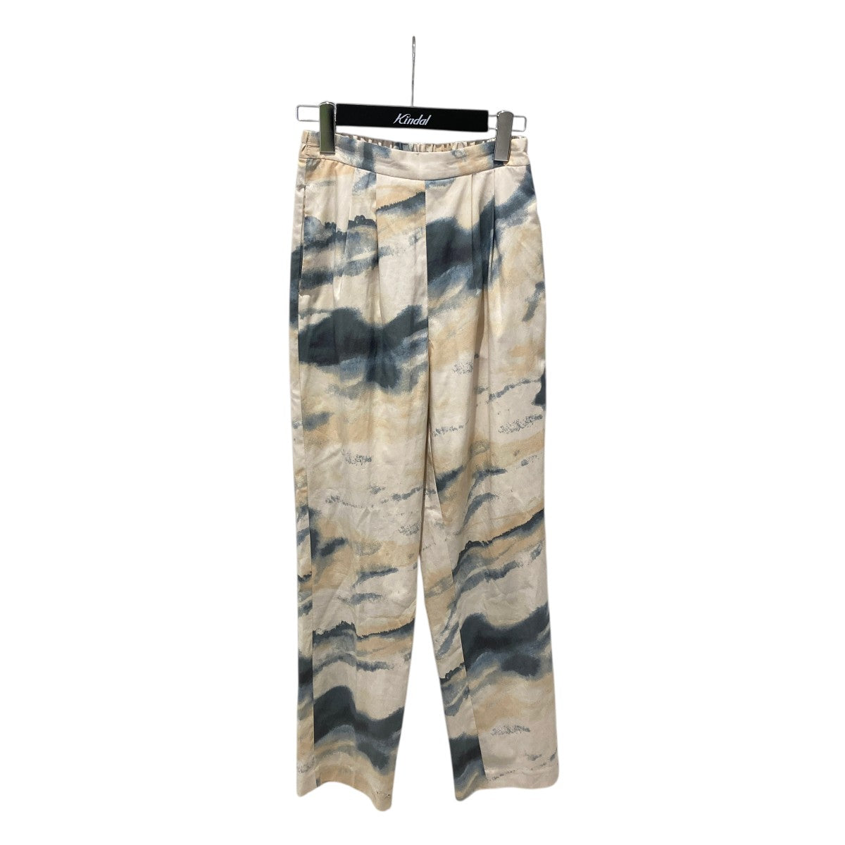 ENOF イナフ liberty pants パンツ 総柄 ENOF(イナフ) Liberty Pantsパンツ ベージュ×ネイビー サイズ M