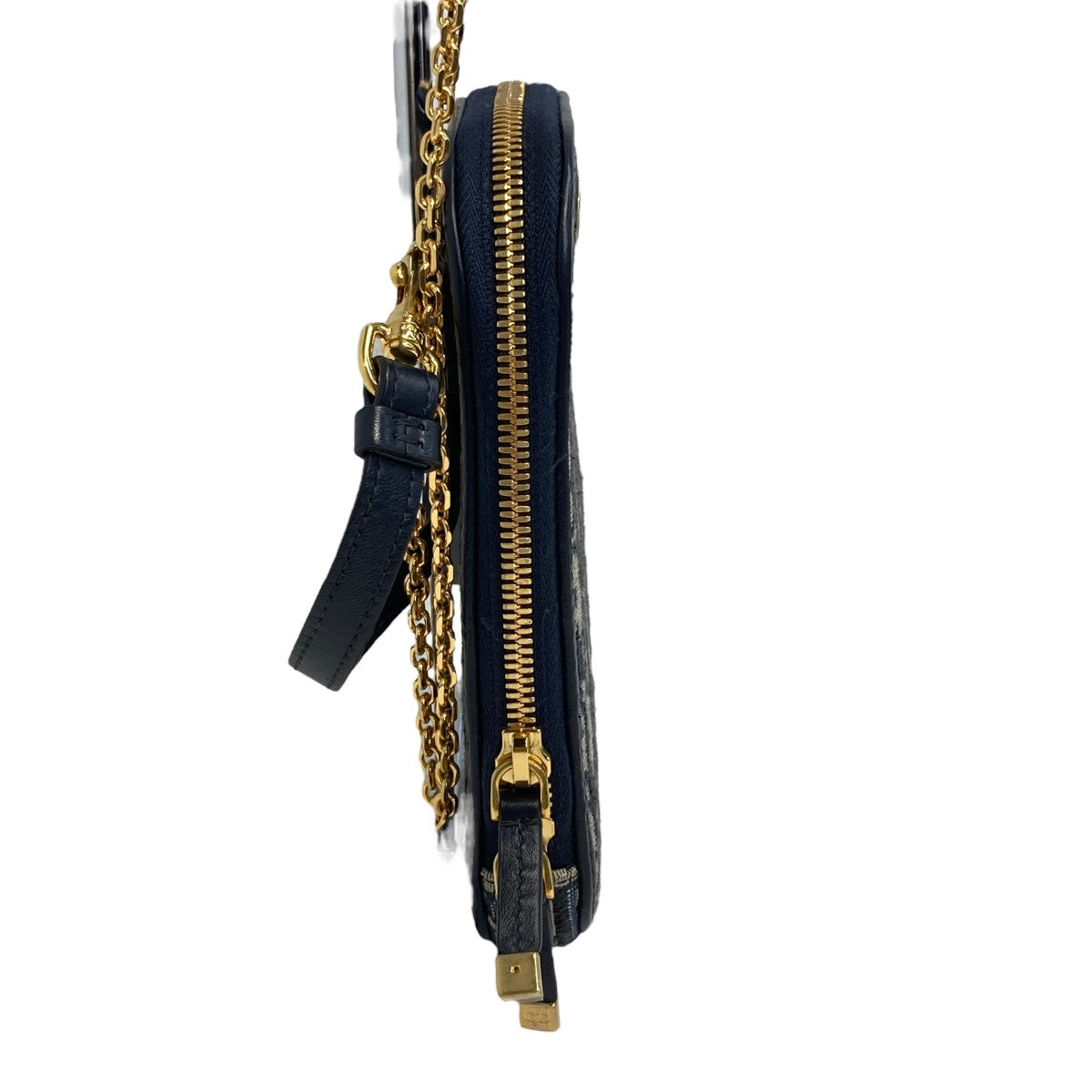 DIOR オブリーク フォンホルダーチェーンミニショルダーバッグ43-MA-0212 古着・中古-3枚目のアイテム画像