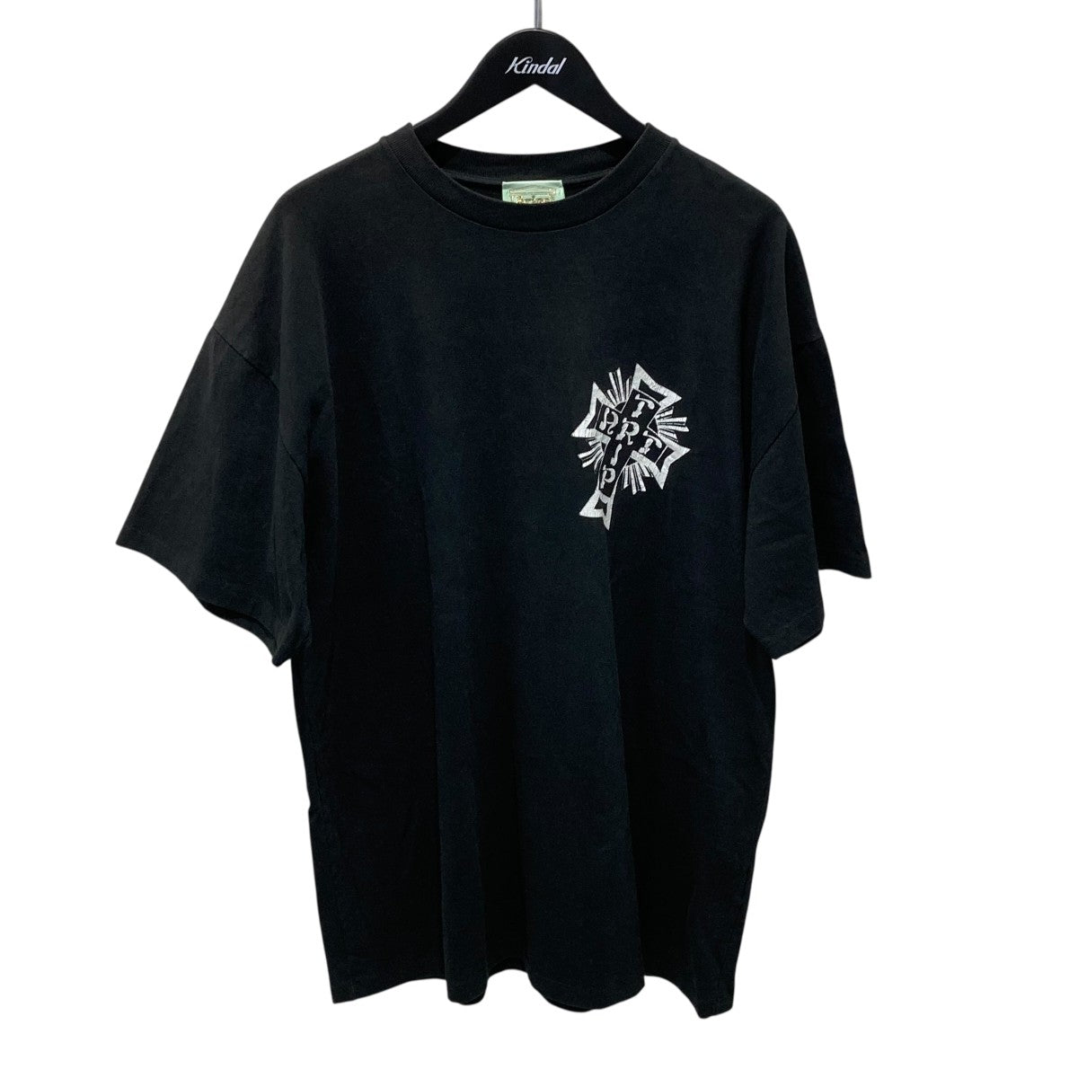新品未開封 バンドリ Tシャツ 半袖 Lサイズ アフターグロー 黒色 セール】Oversized cropped short sleeve T-shirt / オーバー