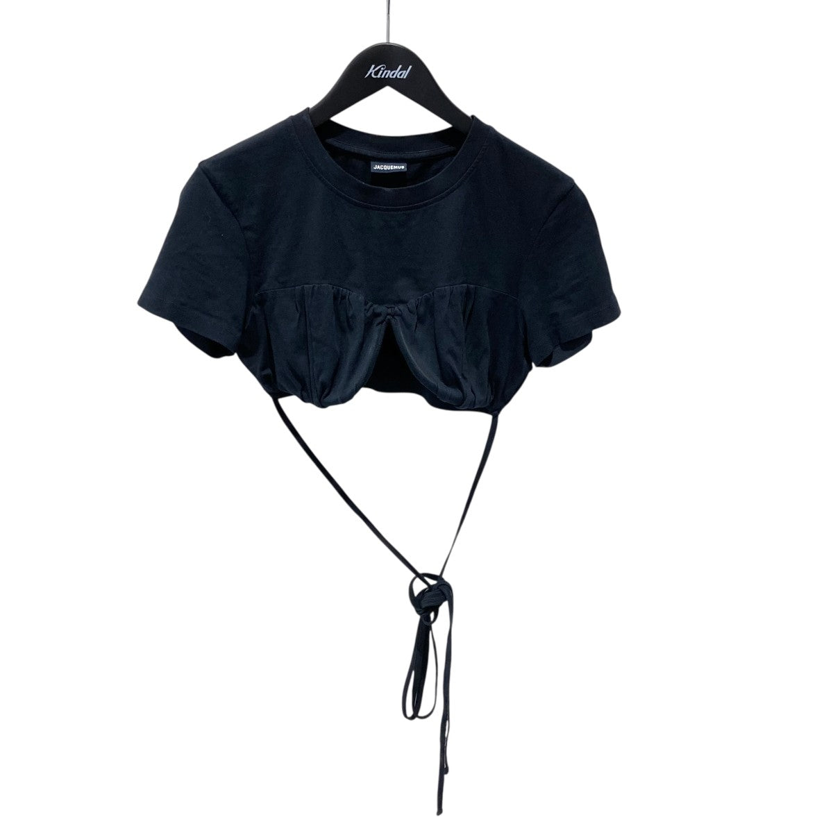 JACQUEMUS(ジャックムス) ショート丈Tシャツ ブラック サイズ