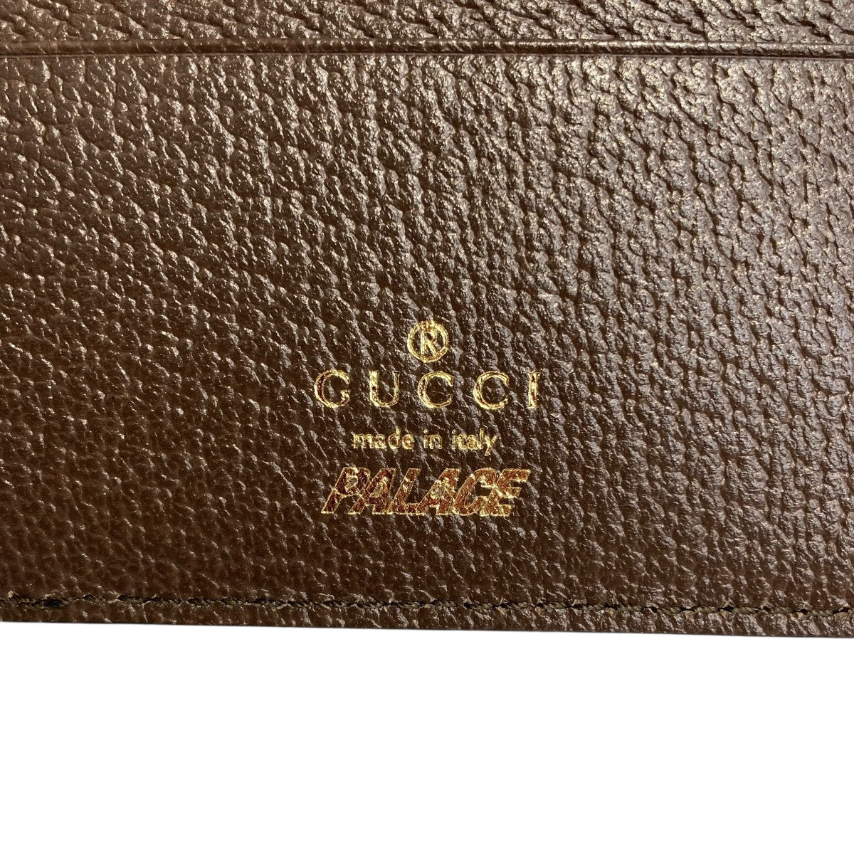 GUCCI×PALACE PVC GG 二つ折り財布723149 723149 525040