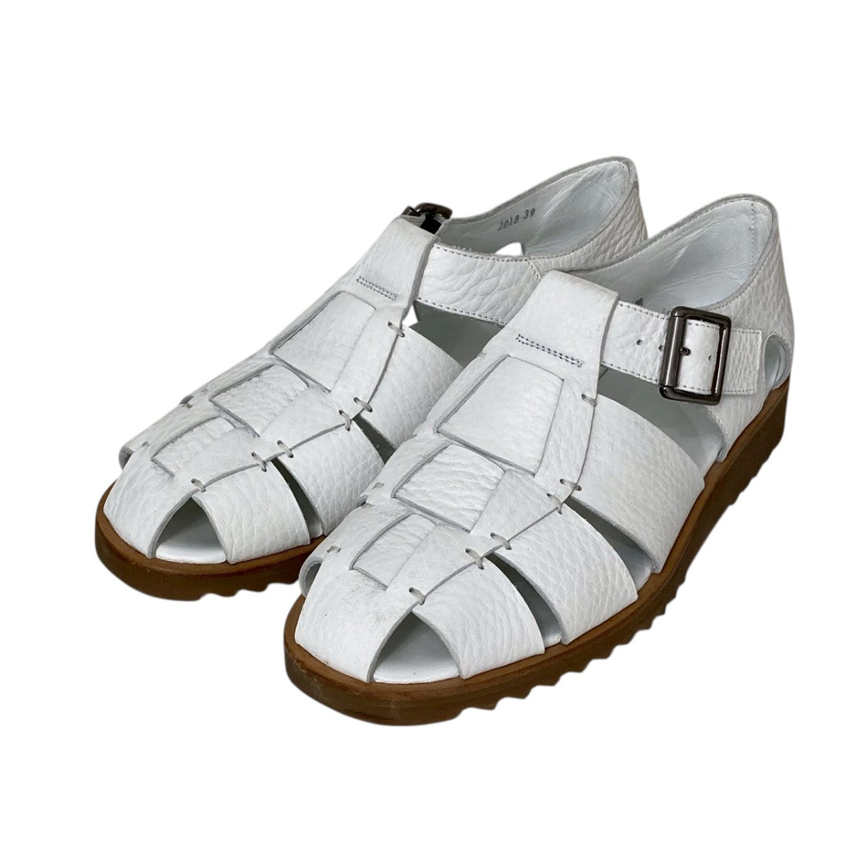 Paraboot　グルカサンダル　シューキーパー付き　ホワイト Paraboot グルカサンダル ホワイト シューキーパー付き ホワイト（白