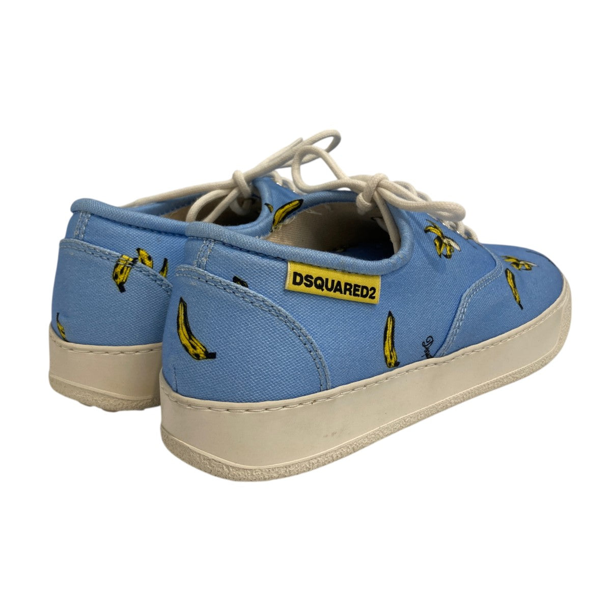 DSQUARED2 バナナ柄キャンバススニーカーSN406 古着・中古-2枚目のアイテム画像