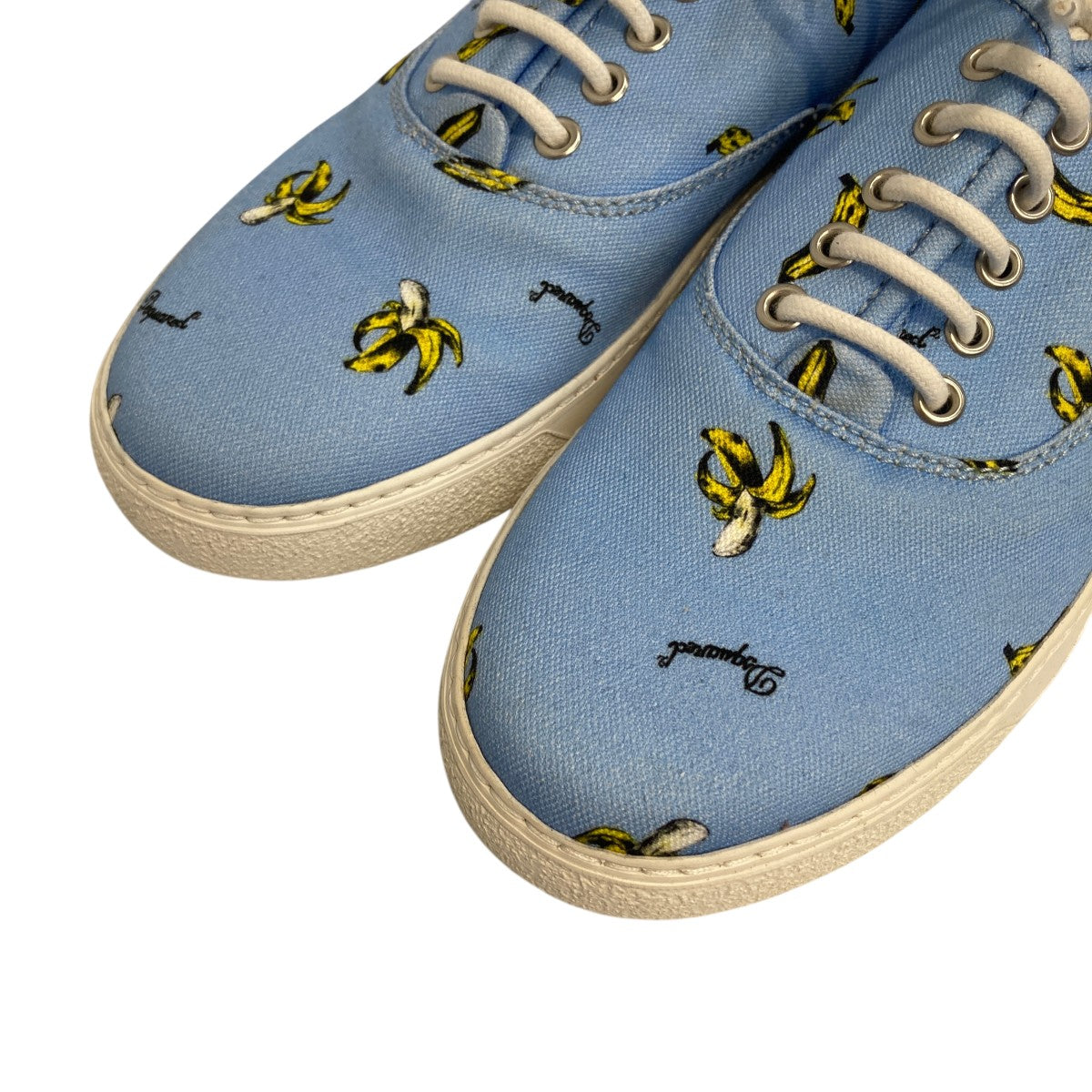 DSQUARED2 バナナ柄キャンバススニーカーSN406 古着・中古-4枚目のアイテム画像
