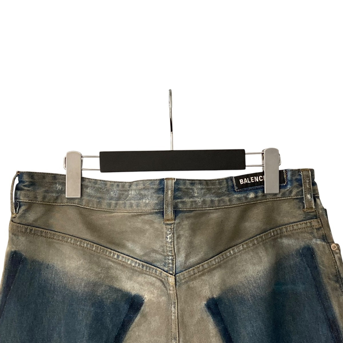 BALENCIAGA 23AW汚れ加工 PATCHED POCKET BAGGY JEANSデニムパンツ751111 古着・中古-5枚目のアイテム画像