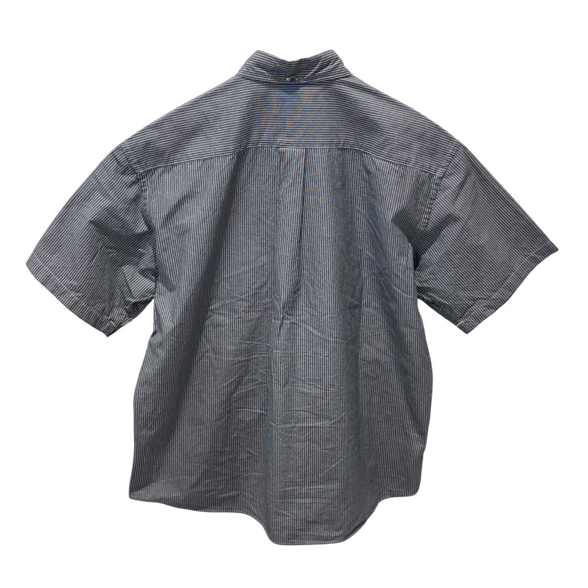 everyone oversized B D check short sleeve shirtチェックボタンダウンシャツEV25-SH14 古着・中古-2枚目のアイテム画像