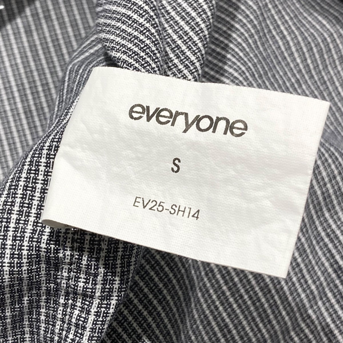 everyone oversized B D check short sleeve shirtチェックボタンダウンシャツEV25-SH14 古着・中古-6枚目のアイテム画像