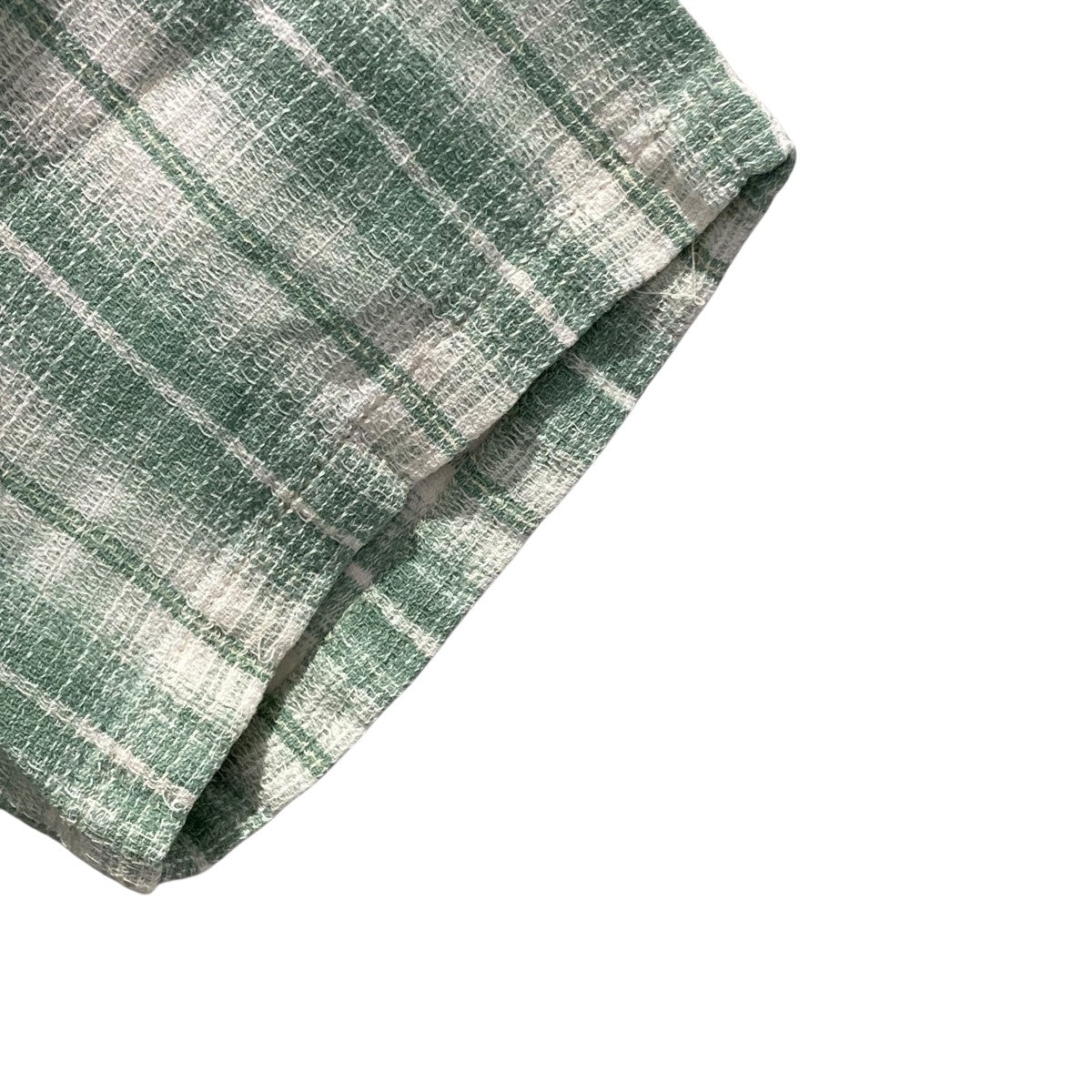 stussy old stussy 90S 王冠タグチェック半袖シャツ 古着・中古-4枚目のアイテム画像