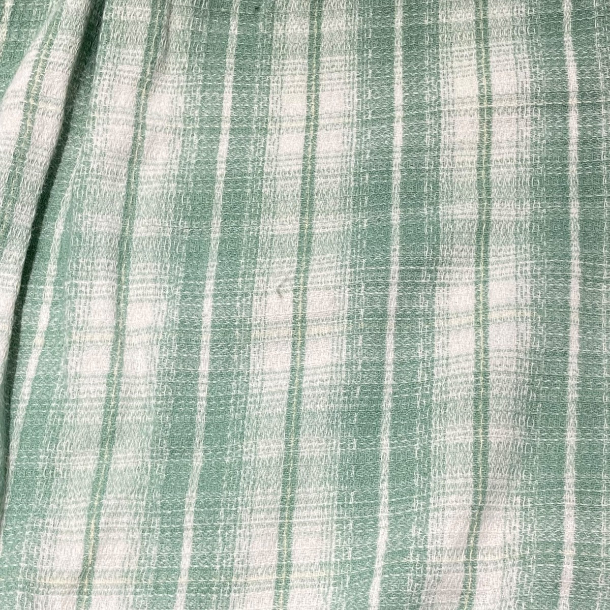 stussy old stussy 90S 王冠タグチェック半袖シャツ 古着・中古-5枚目のアイテム画像