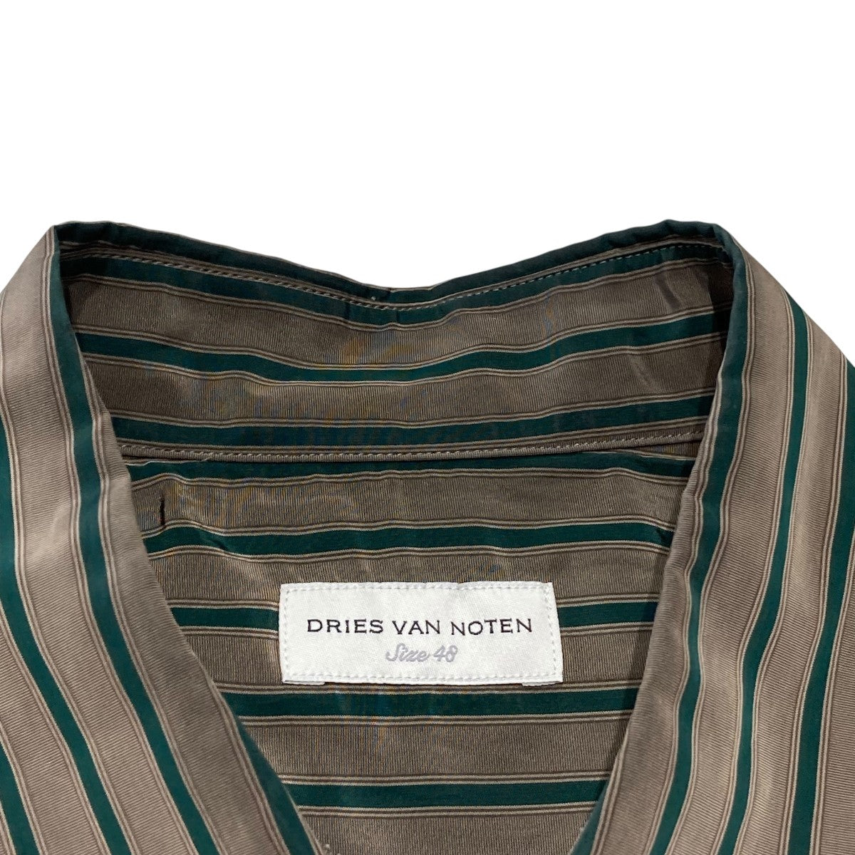 DRIES VAN NOTEN(ドリスヴァンノッテン) ストライプ半袖シャツ