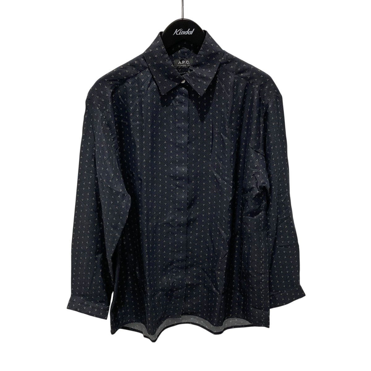 A.P.C. ブラック 長袖シャツ L A.P.C. (アーペーセー) A.P.C. PACK T-SHIRT L/S / パックT