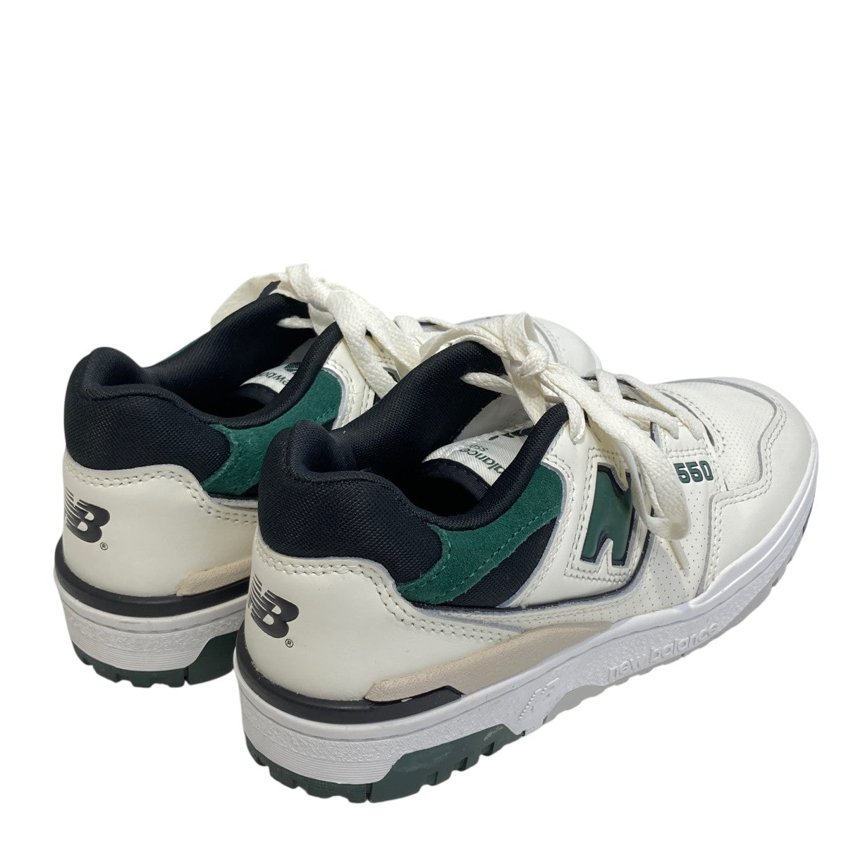 靴 New Balance BB550VTC New Balance BB550VTC WHITE/GREEN（ニューバランス BB550VTC