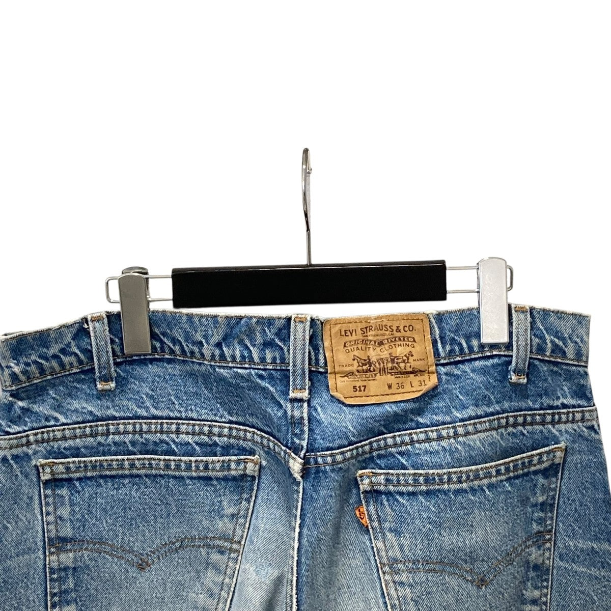 【USA製】【20517-0217】【W36】Levi's デニム 刻印585 80's Levi's リーバイス 20517-0217 ブーツカットデニム 濃紺