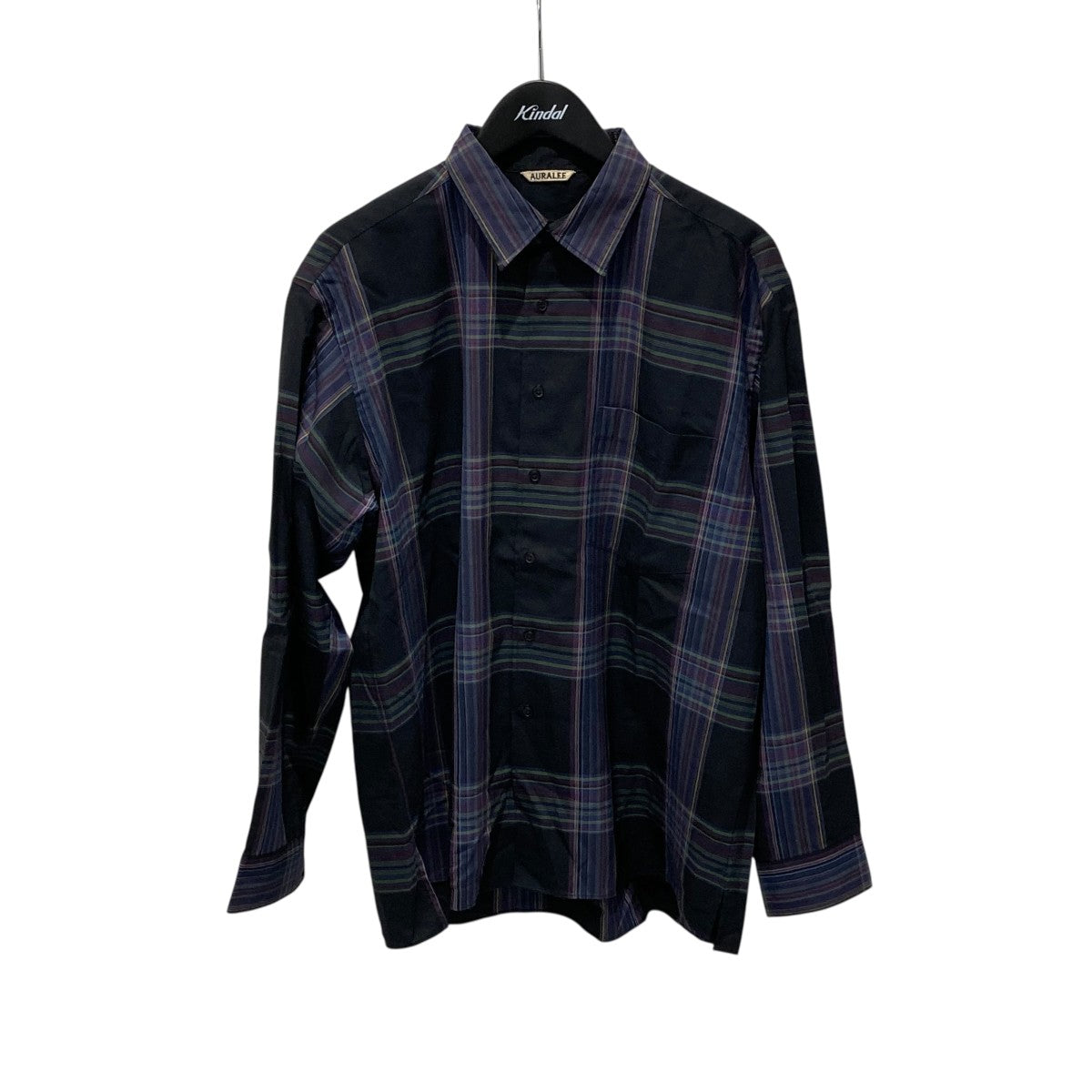 AURALEE(オーラリー) SUPER LIGHT WOOL CHECK SHIRTSチェック
