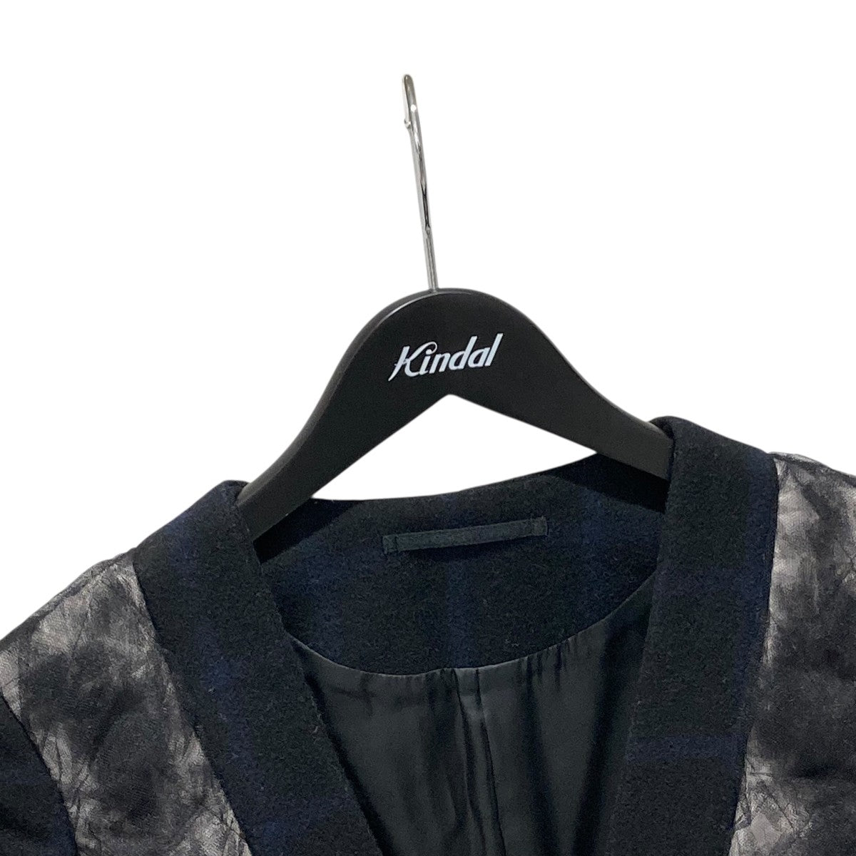 noir kei ninomiya(ノワールケイニノミヤ) 15AWチュール装飾ノーカラー