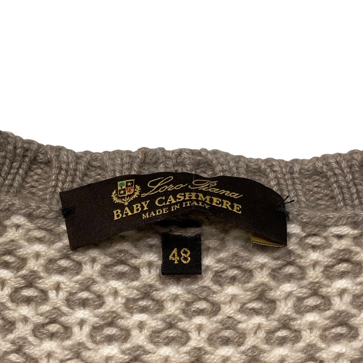 Loro Piana 長袖カーディガン クラシック・カーディガン ベビーカシミヤ ナチュラル