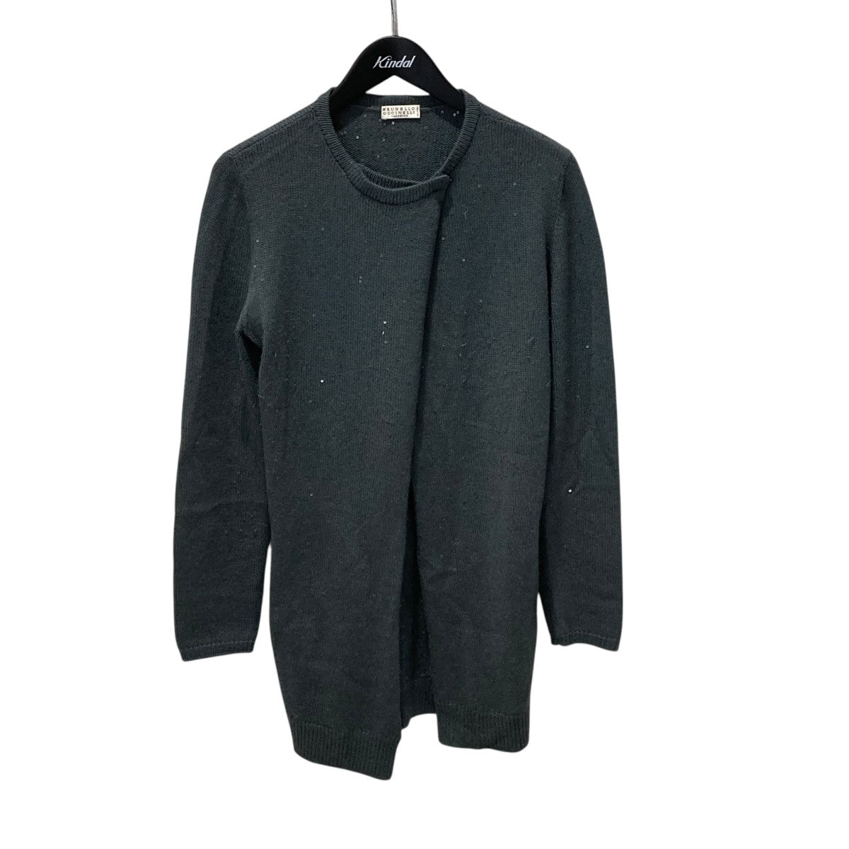 BRUNELLO CUCINELLI スパンコールニットカーディガン 古着・中古-1枚目のアイテム画像