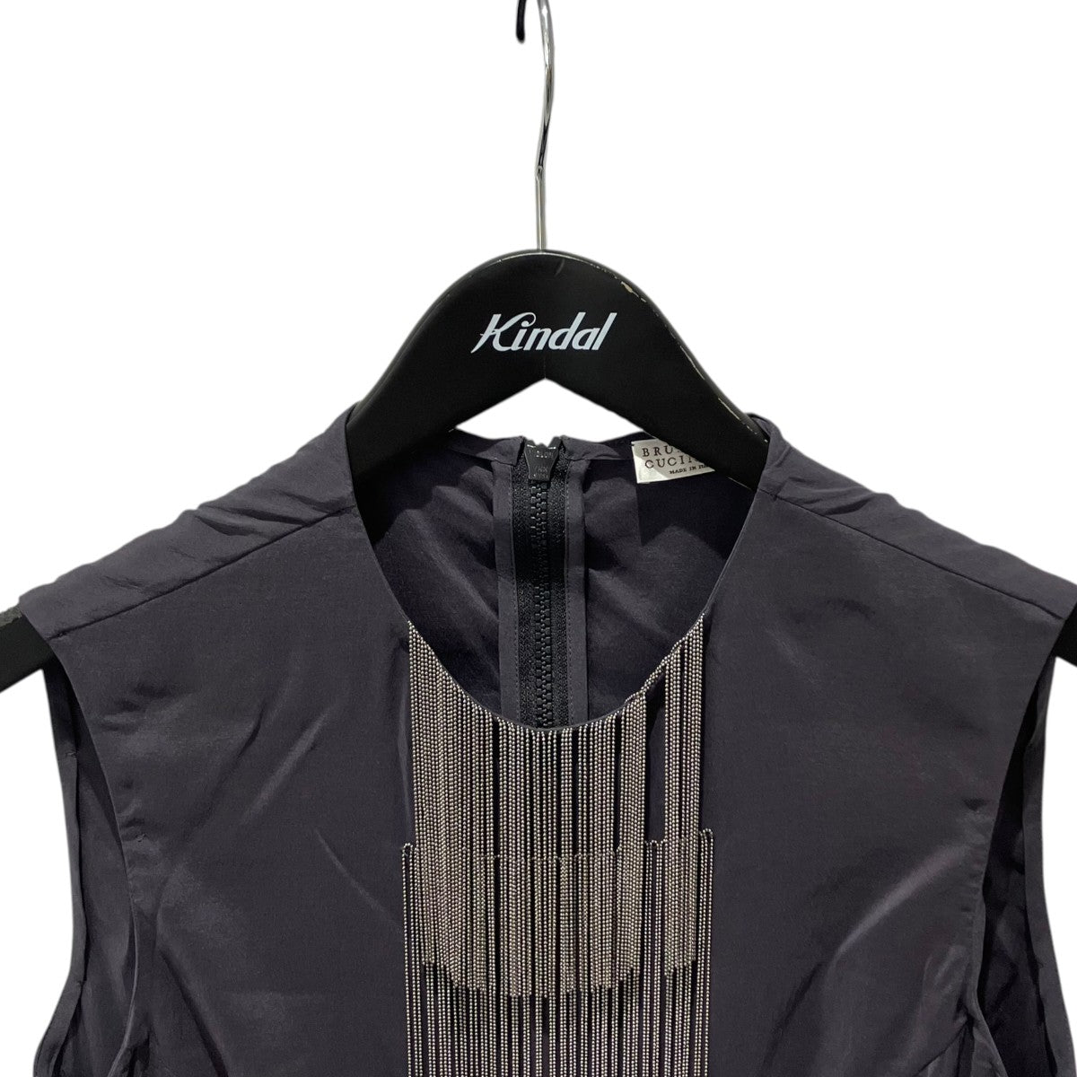 BRUNELLO CUCINELLI(ブルネ・クチネリ) 装飾ノースリーブブラウス