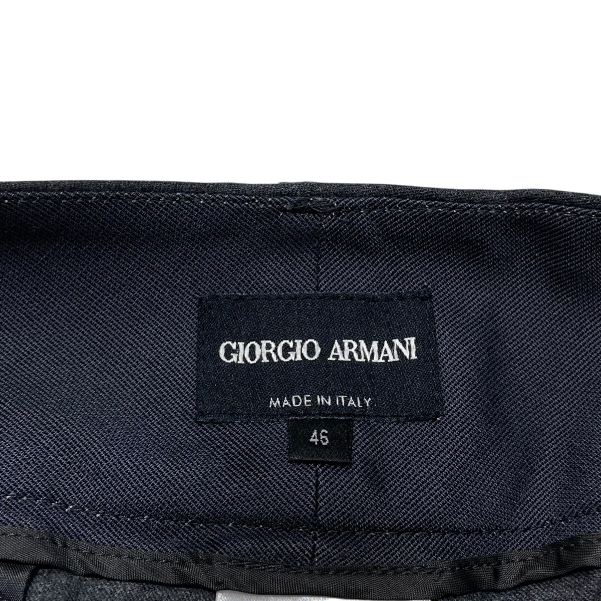 GIORGIO ARMANI(ジョルジオ・アルマーニ) スラックスパンツ グレー