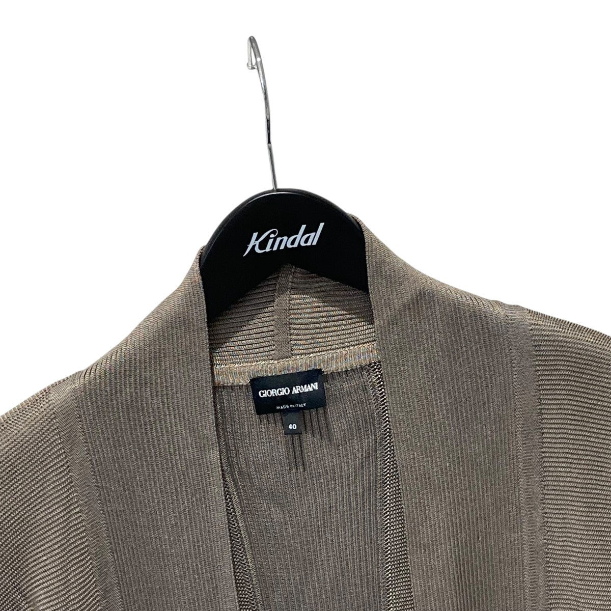 ジョルジオアルマーニ カーディガン グレー GIORGIO ARMANI(ジョルジオ・アルマーニ) ロングカーディガン