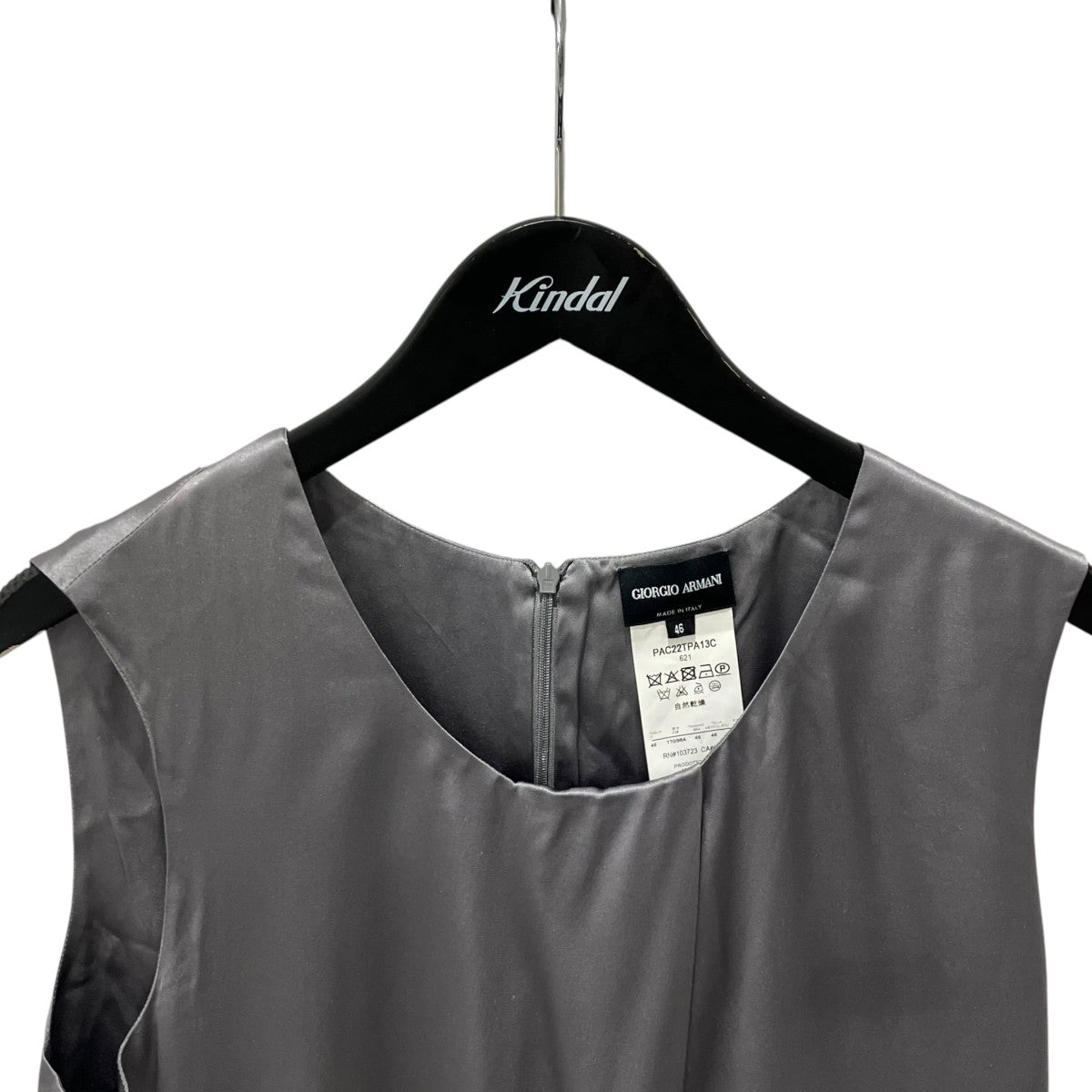 GIORGIO ARMANI ノースリーブブラウス 古着・中古-3枚目のアイテム画像