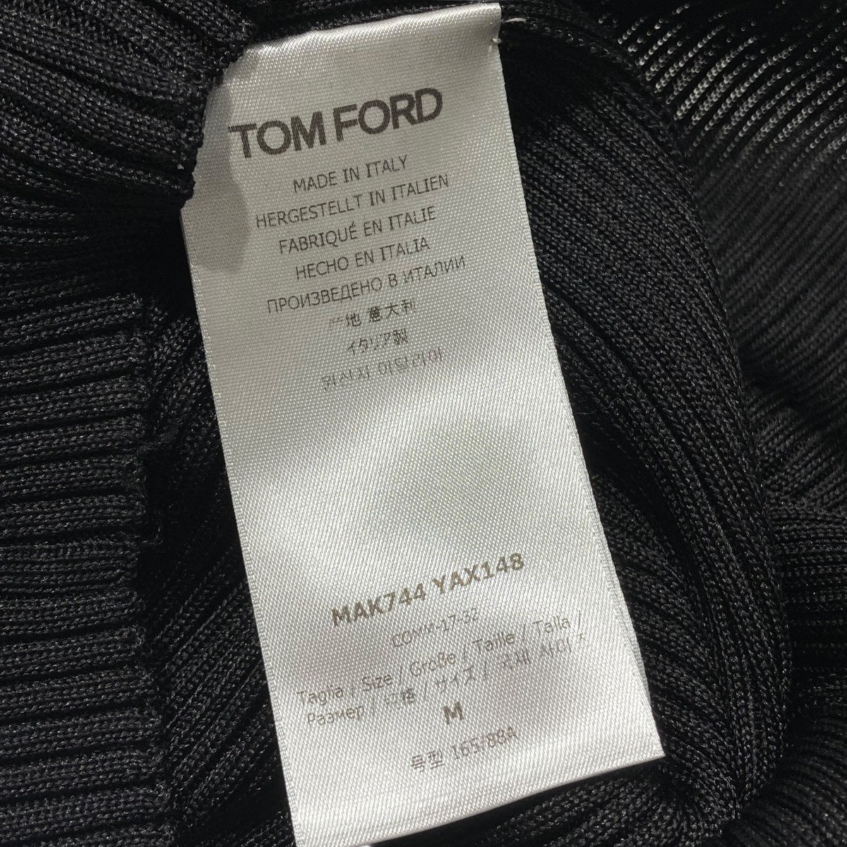 TOM FORD ハイネックニットMAK744 古着・中古-5枚目のアイテム画像