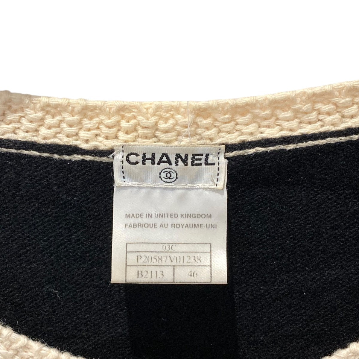 CHANEL 刺繍カーディガン サイズ42 CHANEL 刺繍カーディガン サイズ42 CHANEL