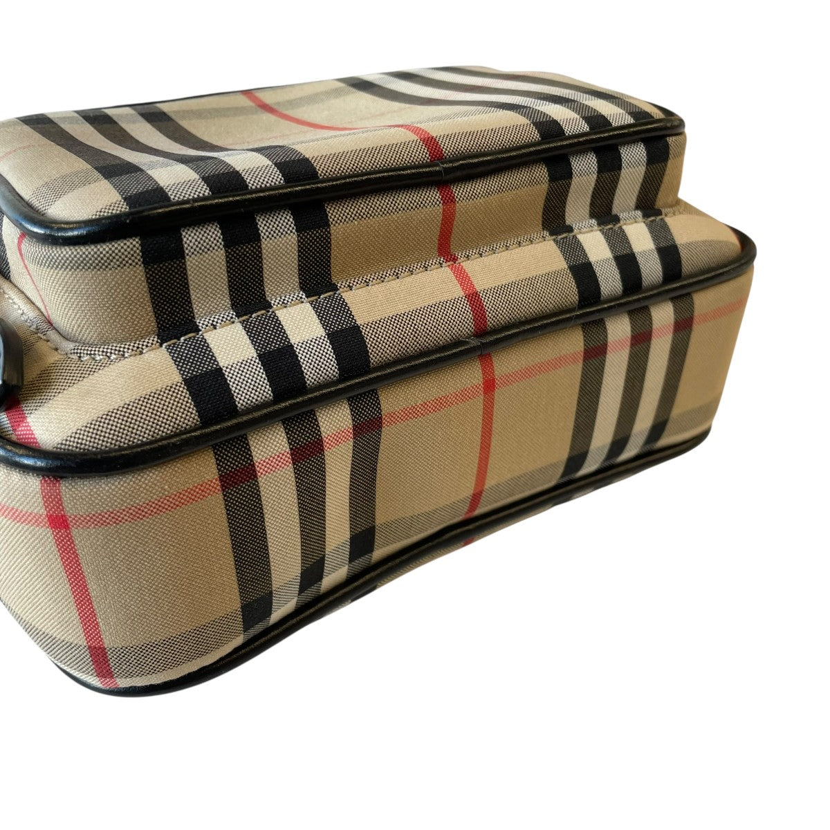 バーバリー ノバチェック ショルダーバッグ ビンテージ BURBERRY バーバリー ノヴァチェック×ハート柄 ショルダーバッグ