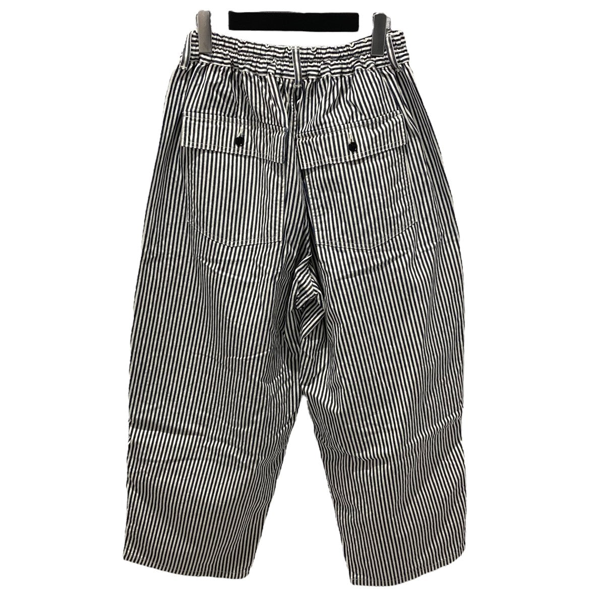 JAMES PANTS HICKORYストライプワイドパンツ