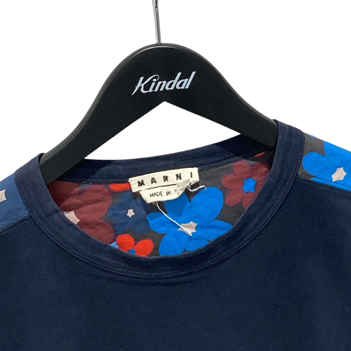 MARNI(マルニ) 半袖TシャツHUMU0009Q0 HUMU0009Q0 ネイビー