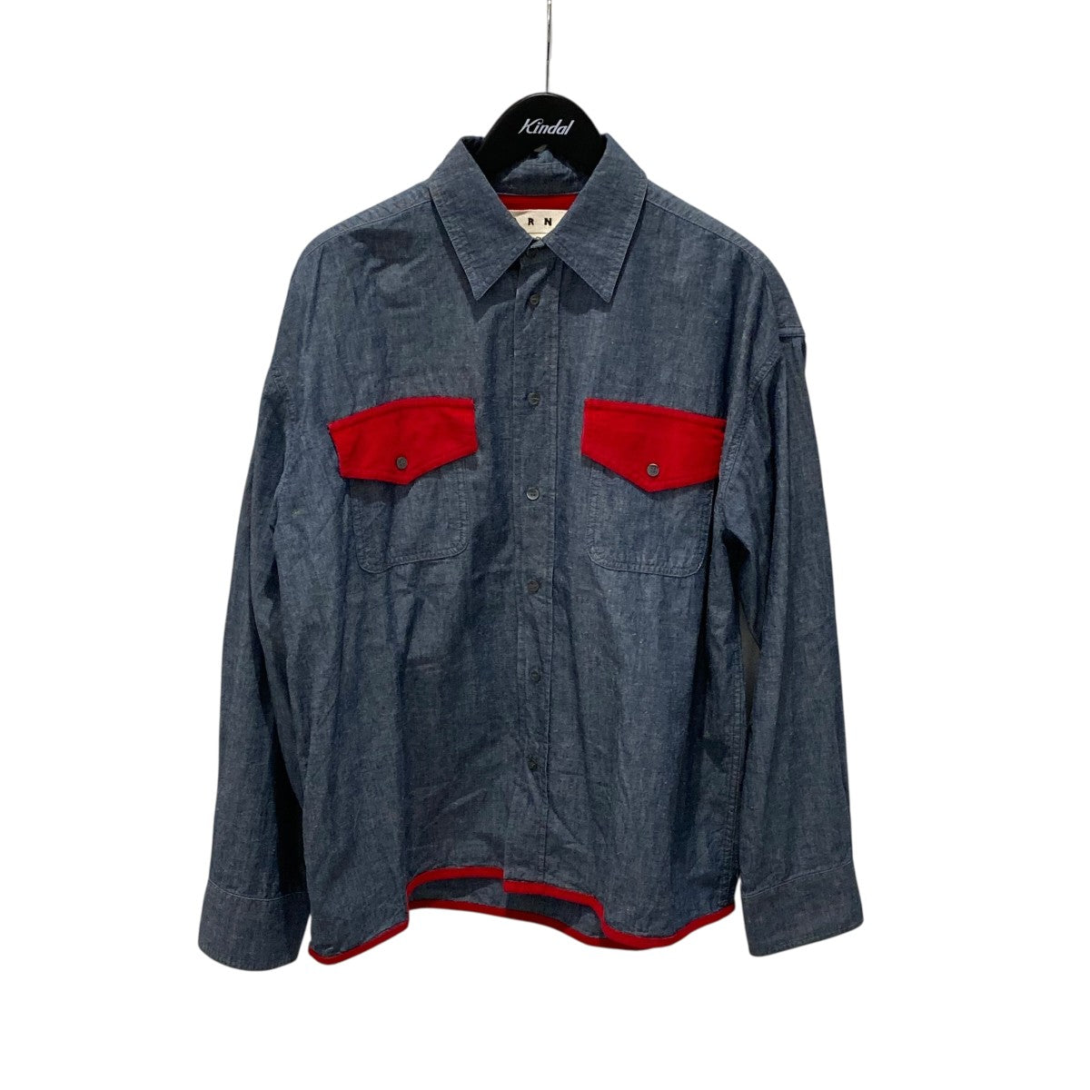 MARNI ネイビー 長袖シャツ 44 CUMU0061A3-TW839-blu-blk-01.jpg