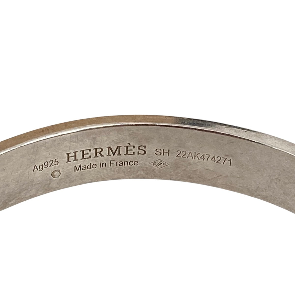 HERMES シルバー　ブレスレット　オトム　GM　925 エルメス HERMES エルメス ブレスレット シェーヌダンクル GM 16コマ
